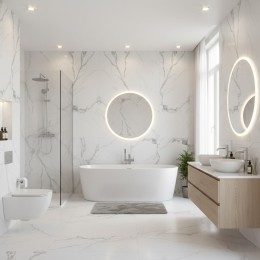 Luxe Imperial Statuario Gloss Porcelain Wall & Floor Tile 600x1200mm